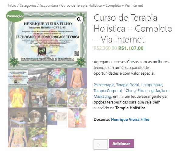 Adicionar Curso ao Carrinho