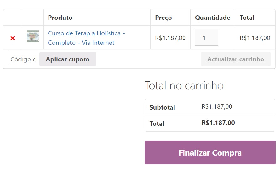 Copiar e colar cupom